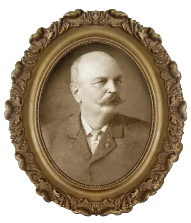 Sepia photograph of Mr. Goodyear